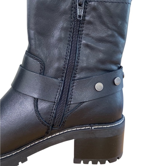 Naturalizer Women Tess Harness Moto Black Boots SZ 6.5 - Picture 4 of 11